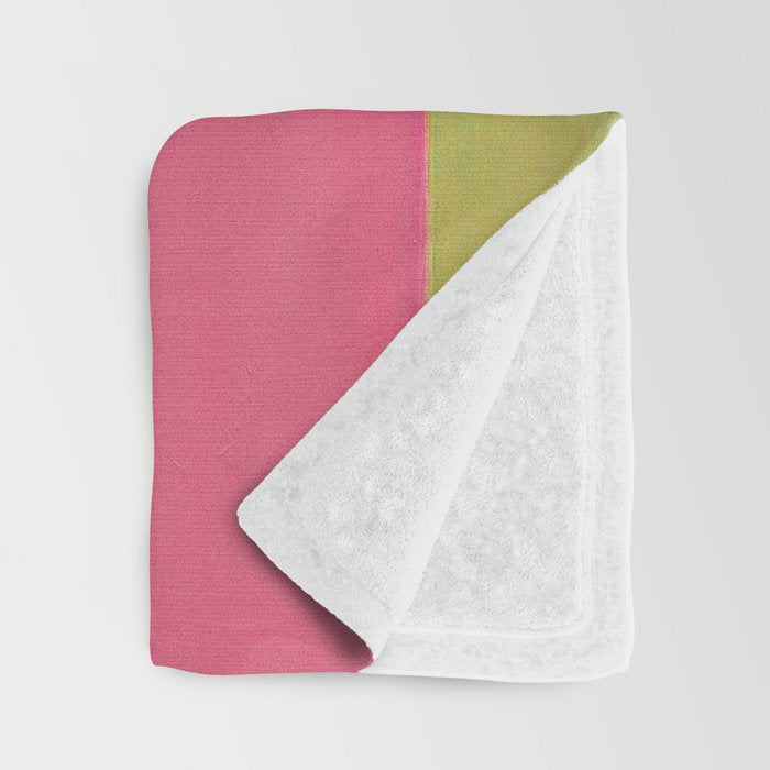 Walking to Work Abstract Painting Throw Blanket Gallery Image 3