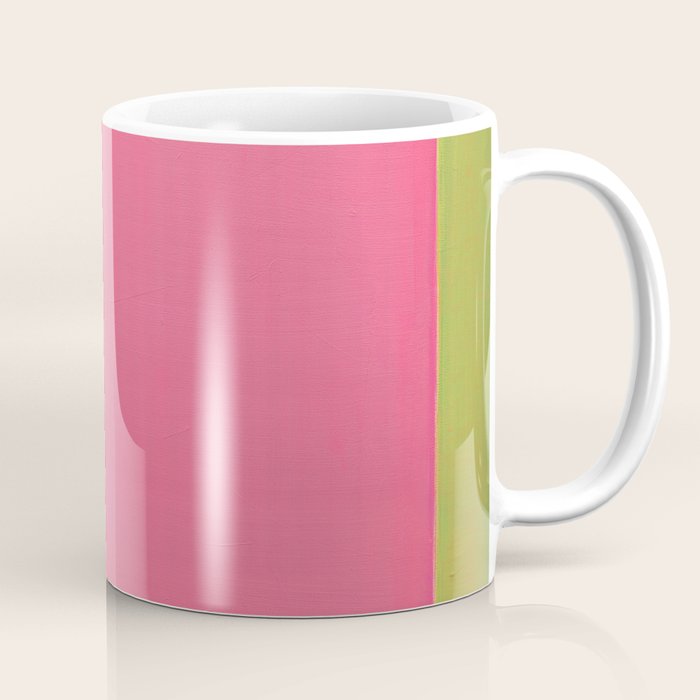 Walking to Work Abstract Painting Coffee Mug Gallery Image 1