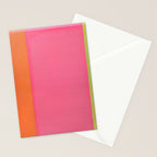 Walking to Work Abstract Painting Stationery Card Gallery Image 2