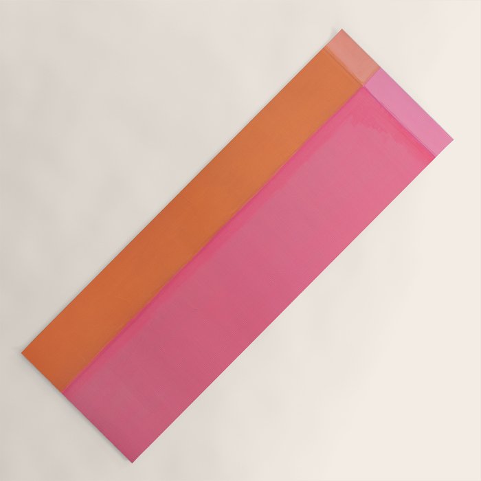 Walking to Work Abstract Painting Yoga Mat