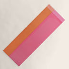 Walking to Work Abstract Painting Yoga Mat Gallery Image 1