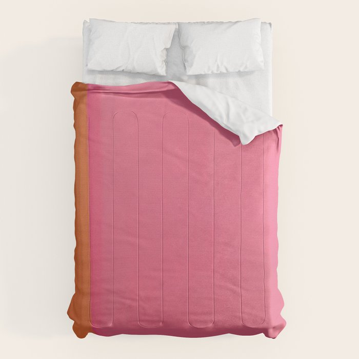 Walking to Work Abstract Painting Comforter Gallery Image 6