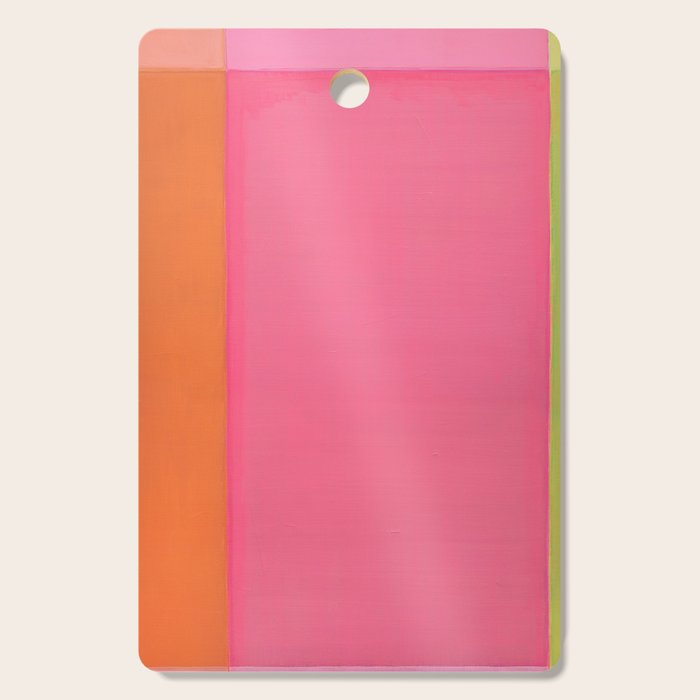 Walking to Work Abstract Painting Cutting Board Gallery Image 1