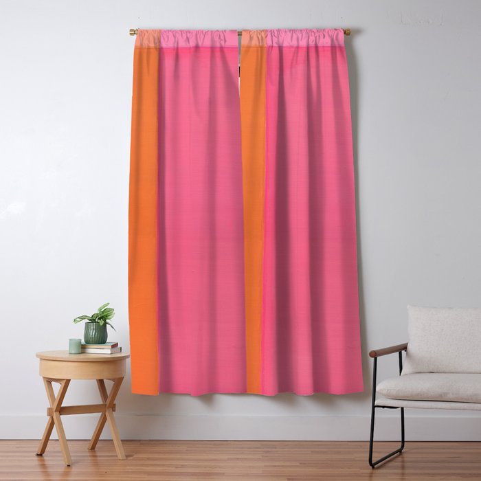 Walking to Work Abstract Painting Window Curtain Gallery Image 5
