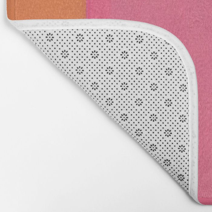 Walking to Work Abstract Painting Bath Mat Gallery Image 2