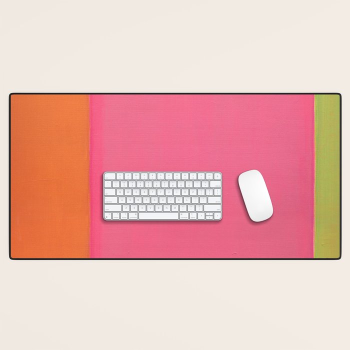 Walking to Work Abstract Painting Desk Mat Gallery Image 1