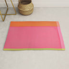 Walking to Work Abstract Painting Rug Gallery Image 1