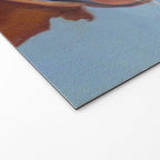 Golden Retriever Puppy Original Oil Painting Welcome Mat Gallery Image 2