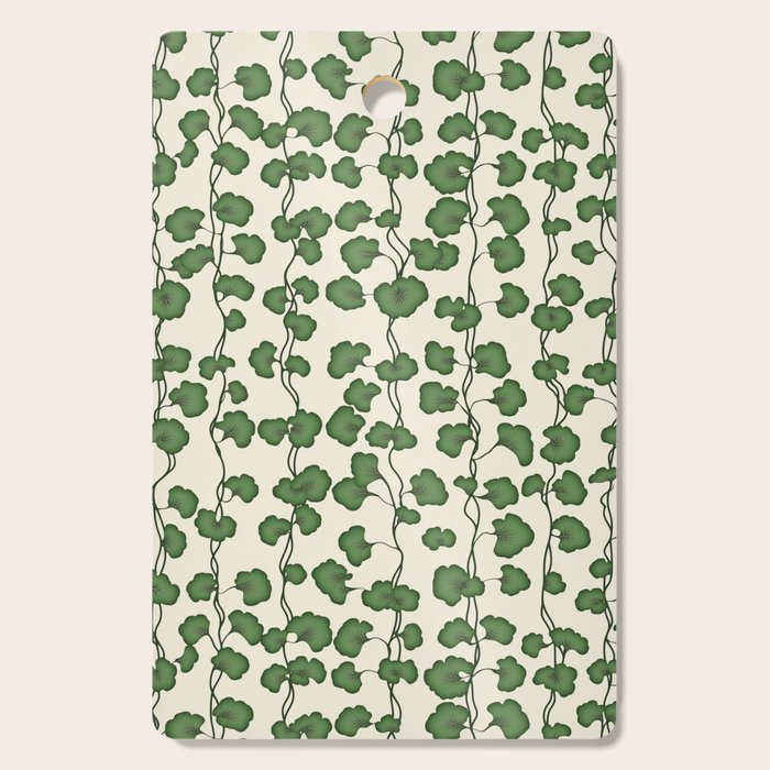 Trailing Vines Botanical Pattern Cutting Board Gallery Image 1