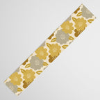 Warm Neutral Floral Pattern Table Runner Gallery Image 3