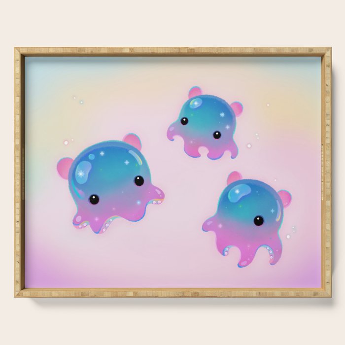 Grimpoteuthis (Dumbo Octopus) Serving Tray Gallery Image 1