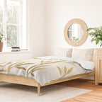 Bamboo Stems - Gold Palette Duvet Cover Gallery Image 2
