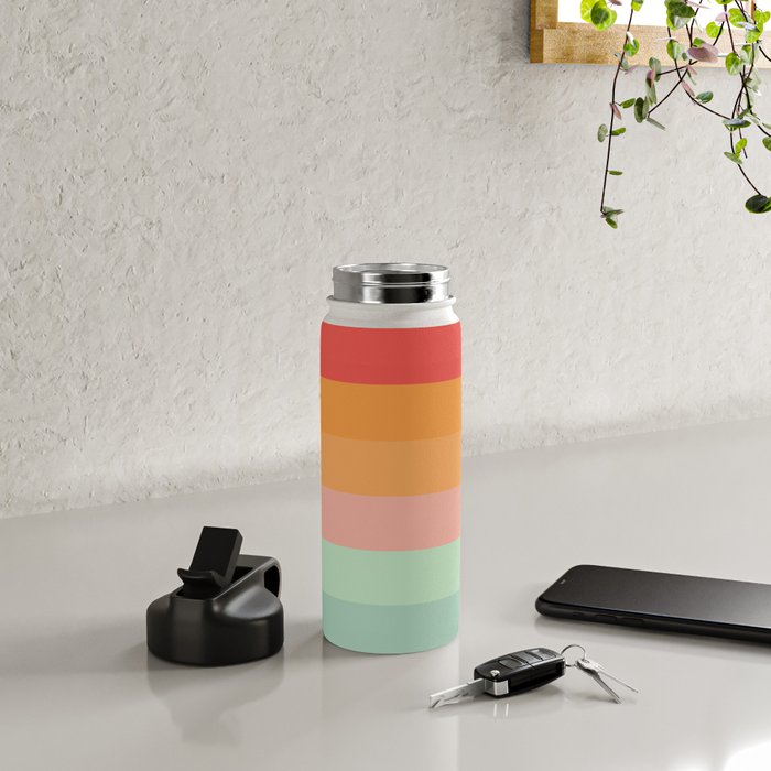Vintage Rainbow Water Bottle Gallery Image 4