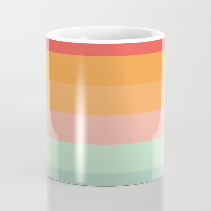 Vintage Rainbow Coffee Mug Gallery Image 4
