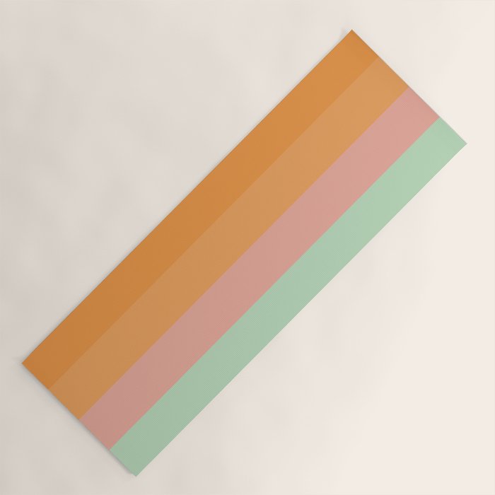 Vintage Rainbow Yoga Mat Gallery Image 1