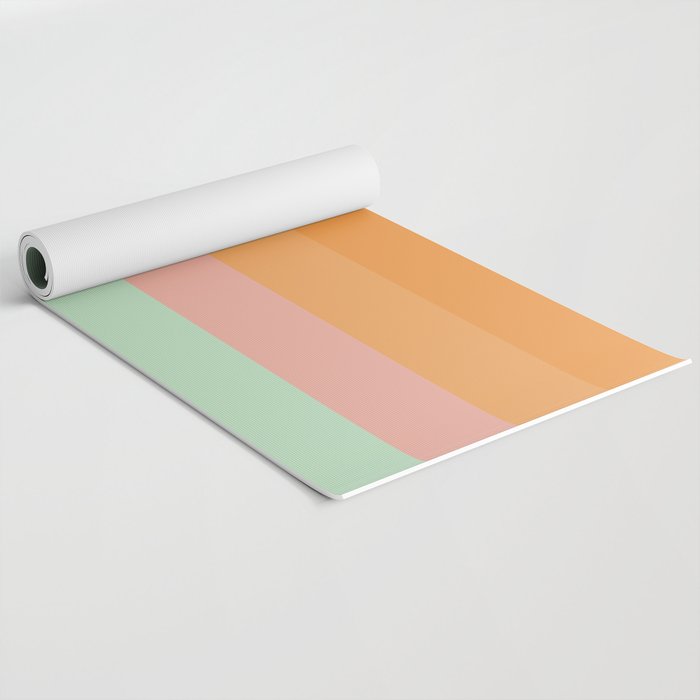 Vintage Rainbow Yoga Mat Gallery Image 2