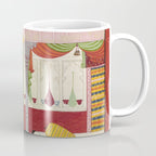 Dhanasri Ragini Antique Indian Painted Illustration Princess Pavilion Coffee Mug Gallery Image 1