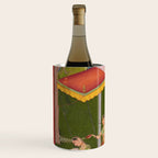Dhanasri Ragini Antique Indian Painted Illustration Princess Pavilion Wine Chiller Gallery Image 2