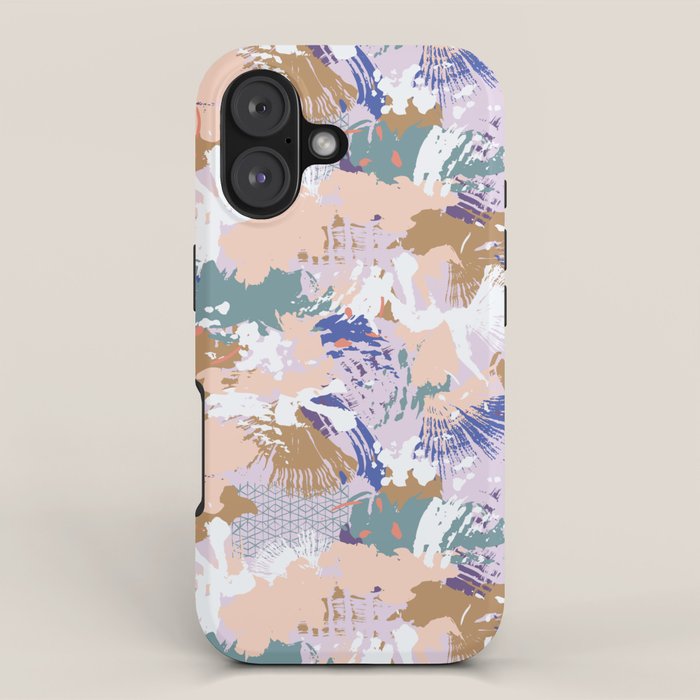 Abstract brush stroke madness iPhone Case Gallery Image 1