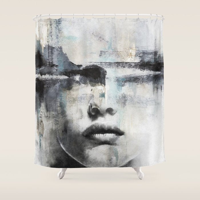 Abstract harmony ... Shower Curtain Gallery Image 1