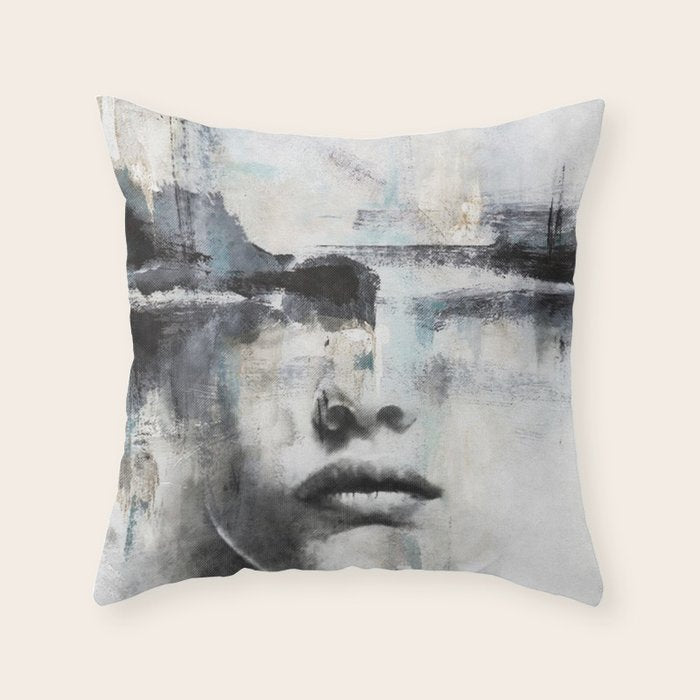Abstract harmony ... Throw Pillow Gallery Image 1