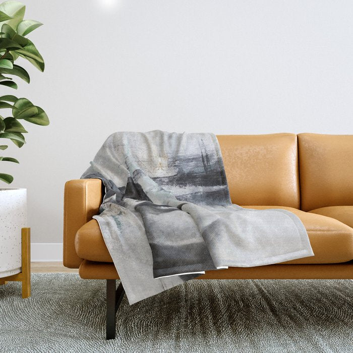Abstract harmony ... Throw Blanket Gallery Image 1