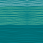 Sea Foam Blue Pinstripes Coffee Mug Gallery Image 2