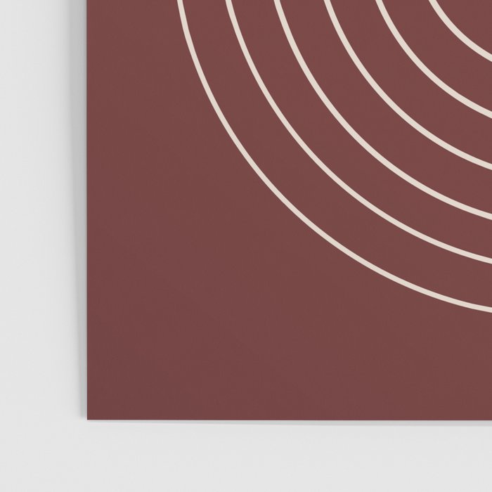 Oval Lines Abstract X Poster Gallery Image 3