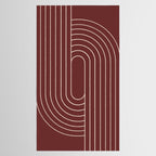 Oval Lines Abstract X Tablecloth Gallery Image 2