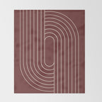 Oval Lines Abstract X Throw Blanket Gallery Image 2