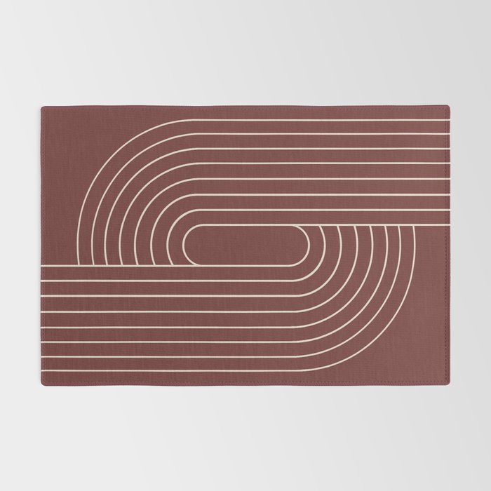 Oval Lines Abstract X Rug Gallery Image 2