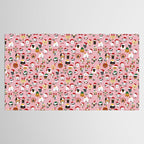 Christmas Dog Pattern Illustration Tablecloth Gallery Image 2