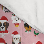 Christmas Dog Pattern Illustration Comforter Gallery Image 4