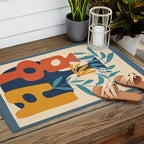 Shapes in Bloom 4 Outdoor Rug Gallery Image 2