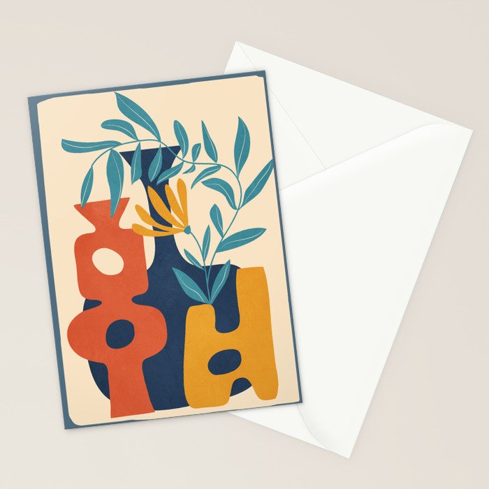 Shapes in Bloom 4 Stationery Card Gallery Image 2