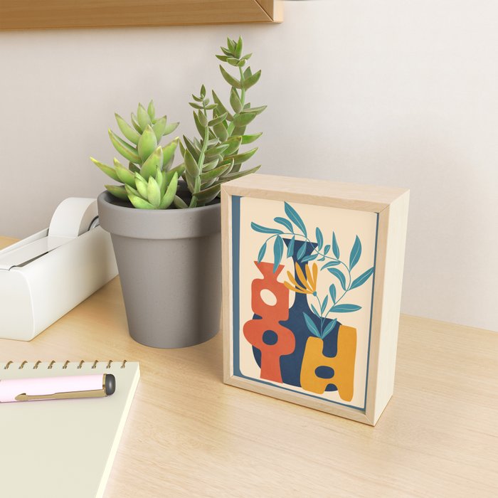 Shapes in Bloom 4 Mini Art Print Gallery Image 2