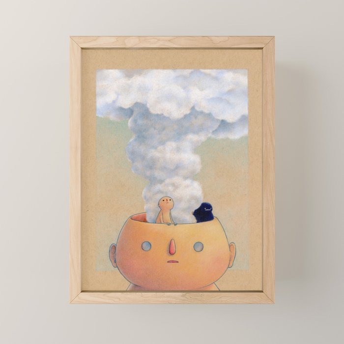 Cloud Head Mini Art Print Gallery Image 1