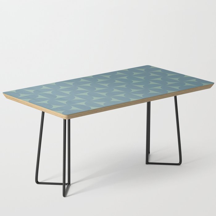 Bauhaus Mid Century Modern Geometric Pattern II Coffee Table Gallery Image 1