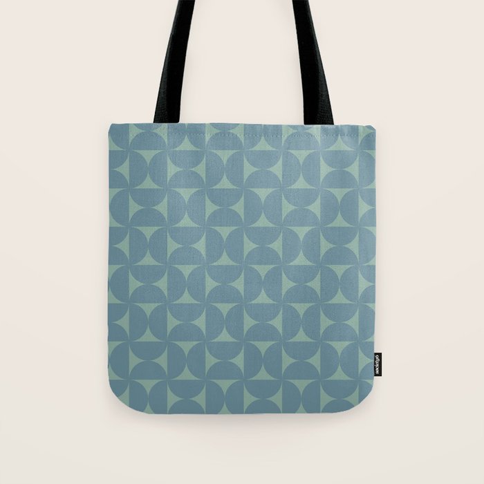 Bauhaus Mid Century Modern Geometric Pattern II Tote Bag Gallery Image 1