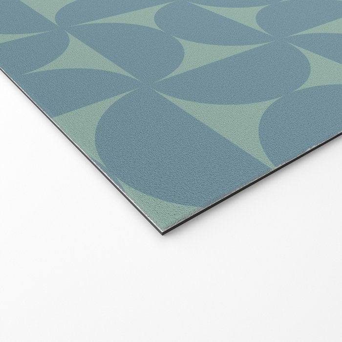 Bauhaus Mid Century Modern Geometric Pattern II Welcome Mat Gallery Image 2