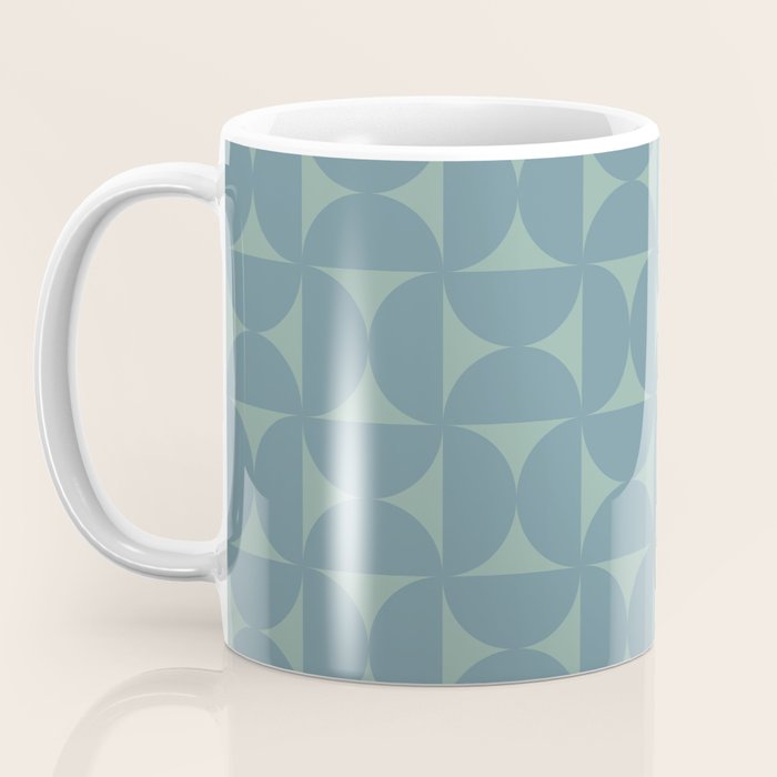 Bauhaus Mid Century Modern Geometric Pattern II Coffee Mug Gallery Image 3