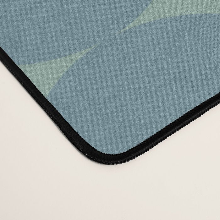 Bauhaus Mid Century Modern Geometric Pattern II Desk Mat Gallery Image 4