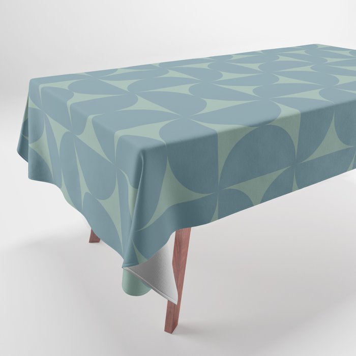 Bauhaus Mid Century Modern Geometric Pattern II Tablecloth Gallery Image 1
