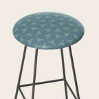 Bauhaus Mid Century Modern Geometric Pattern II Stool Gallery Image 2