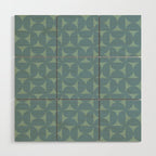 Bauhaus Mid Century Modern Geometric Pattern II Wood Wall Art Gallery Image 1