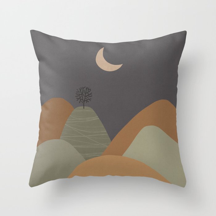 Mountains #3 Throw Pillow Gallery Image 6