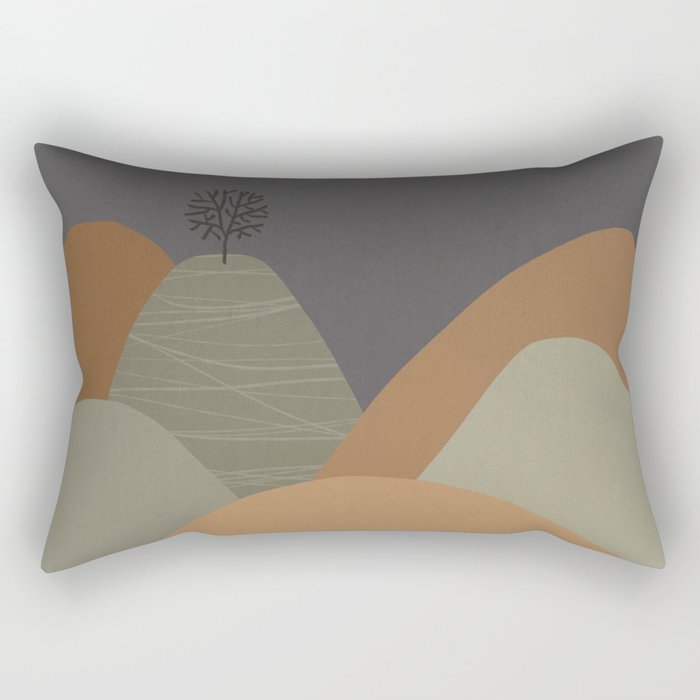Mountains #3 Rectangular Pillow Gallery Image 1