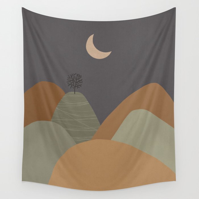 Mountains #3 Wall Tapestry Gallery Image 1