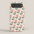 Pink Peony Pattern iPhone Case Gallery Image 2