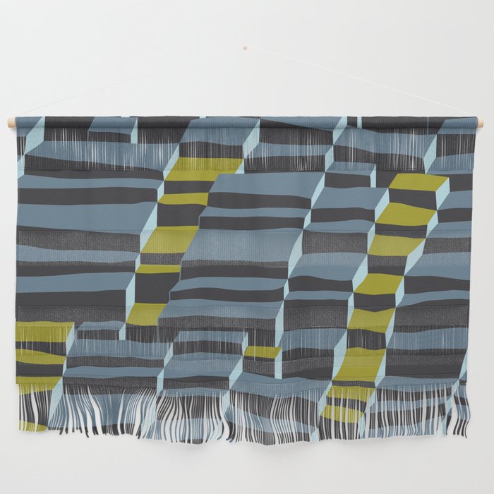 City life always up moonless night Wall Hanging Gallery Image 1